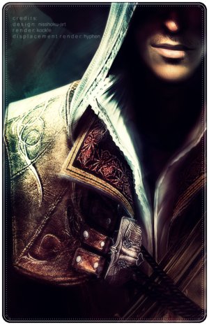 File:Ezio Auditore Di Firenze Smirk by Marlowlover.jpg