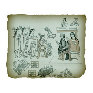 AC4BF Cortez and La Malinche from the History of Tlaxcala.png