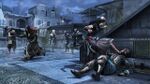 A Vanguard killing a Guardian while a Thespian is using throwing knives against a Deacon.
