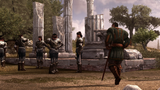 Bartolomeo's mercenaries suiting up.