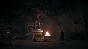 The shrine within the cave