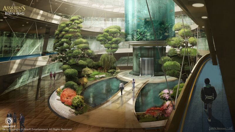 File:Assassin's Creed IV Black Flag Abstergo Entertainment interior 3 Concept Art by EddieBennun.jpg