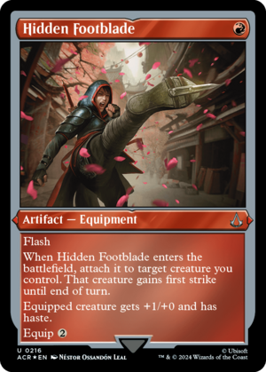 MTG ACR - 216 Hidden Footblade.png