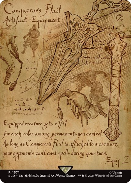 File:MTG SLD - 1571 Conqueror's Flail.png