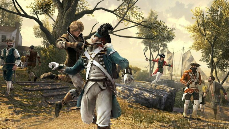 File:AC III Redcoat and Thief Wolfpack.jpg