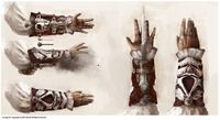 Alternate concept art of the Hidden Weapon.