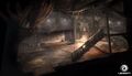 Concept art of the Assassins hideout entrance.