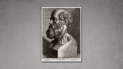 Bust of Hippokrates, engraving by Peter Paul Rubens