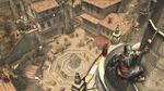 Ezio waiting to attack from above