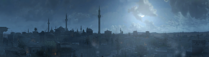 File:Constantinople at night - Panoramic.png