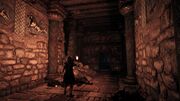 Kassandra exploring the tomb
