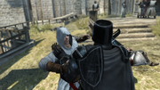 Altaïr assassinating Haras