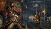 Ratonhnhaké:ton assassinating an Officer