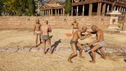 Alkon training his charges