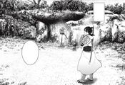 Tsuyu and Catarribera meeting at the kofun