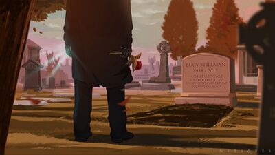 Lucy's grave.