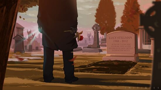 Lucy's grave.