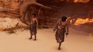 ACO a pair of rebels wearing animal skin.jpg