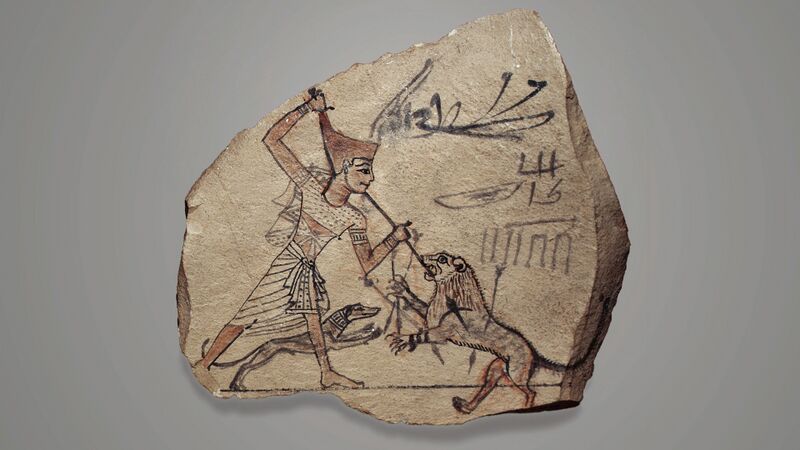 File:DTAE Pharaoh Spear Lion.jpg