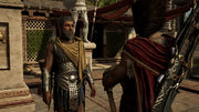 Drakios speaking with Kassandra