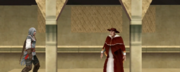 Ezio approaching Martínez
