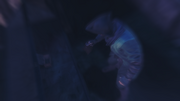 Thief stealing the piece of map