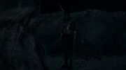 Gaspar waiting in the depths of the cave