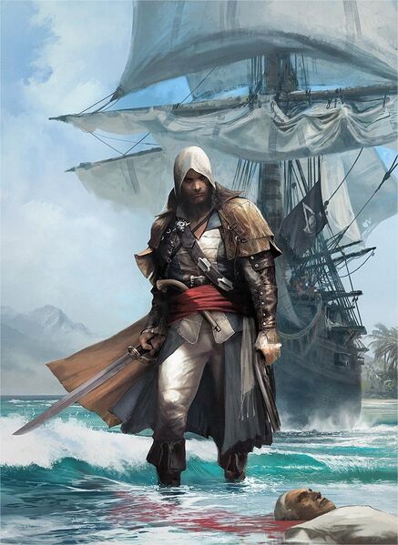 File:More Edward Kenway Pirate Cloak - Concept Art.jpg