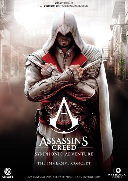 File:AC Symphonic Adventure Ezio Auditore Brotherhood Poster.jpg