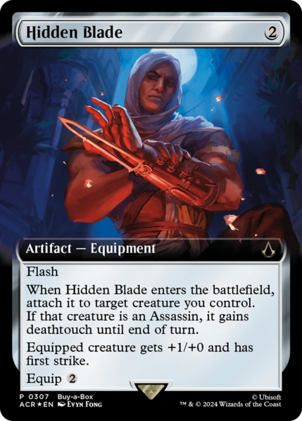 File:MTG ACR - 307 Hidden Blade.png