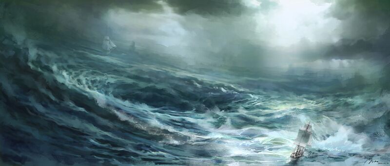 File:Naval battle!! on the Maelstrom!!! by Max Qin.jpg