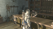 Connor purchasing the tools