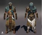 Concept art of the Scarab Soldier Outfit