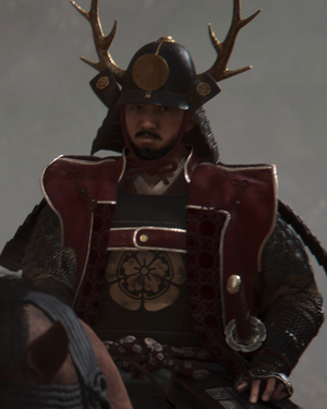 ACSH Oda Nobukatsu in samurai armor.png