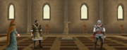 Ezio meeting Queen Isabella