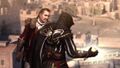Ezio and Mario in Rome with the Apple of Eden.