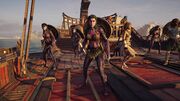The Sirens aboard the Adrestia