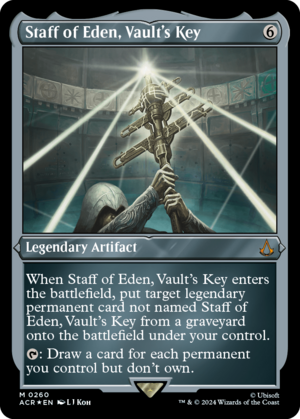 MTG ACR - 260 Staff of Eden Vault's Key.png