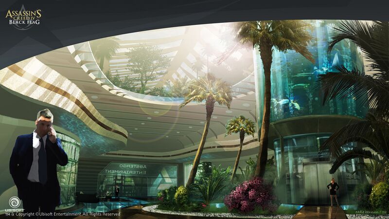 File:Assassin's Creed IV Black Flag Abstergo Entertainment interior 1 Concept Art by EddieBennun.jpg