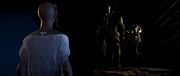 Setna confronting his father.