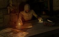 Altair in his study