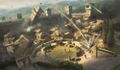 Fall of Monteriggioni concept art