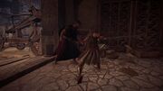 Pithias attacked by Kassandra