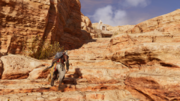 Bayek approaching the tomb