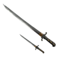 The French Cuttoe Sword and dagger used by Shay Cormac