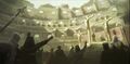 Concept art for the Colosseum Passion Play