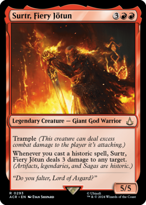 MTG ACR - 293 Surtr Fiery Jötun.png