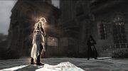 Altaïr facing Al Mualim.