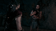 Lichas questioned by Kassandra