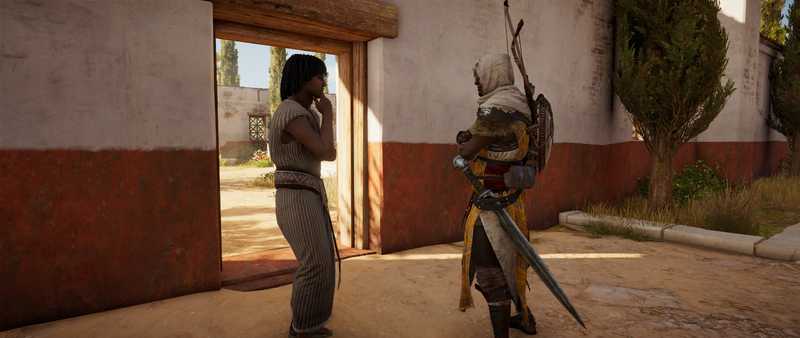File:ACO Egypt's Medjay - Bayek Speaking to Machus.png